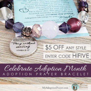 Cyber Monday deals on adoption jewelry!