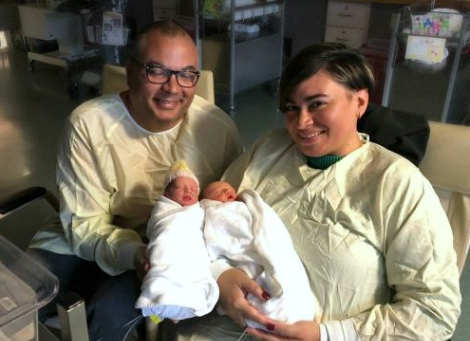 Keith and Thirza were blessed to adopt newborn twins!