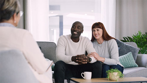 Home study for adoption taking place in couple's home